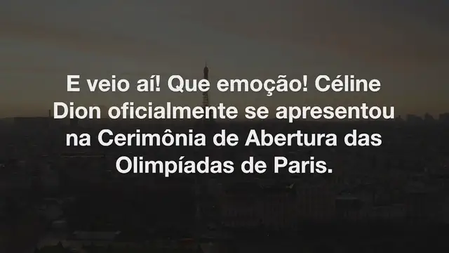 Video thumbnail for En vidéo, revivez la prestation époustouflante de Célion Dion à la cérémonie d’ouverture des JO de Paris 2024