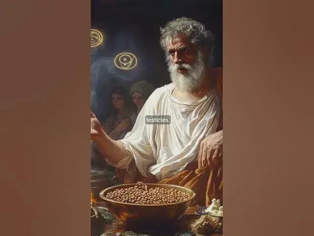 Video thumbnail for PYTHAGORAS The Philosopher Who Banned BEANS and Built a TRAP Cup