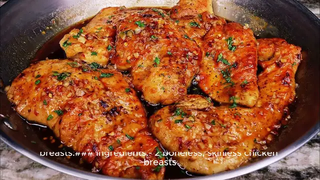Video thumbnail for easy chicken breast recipe