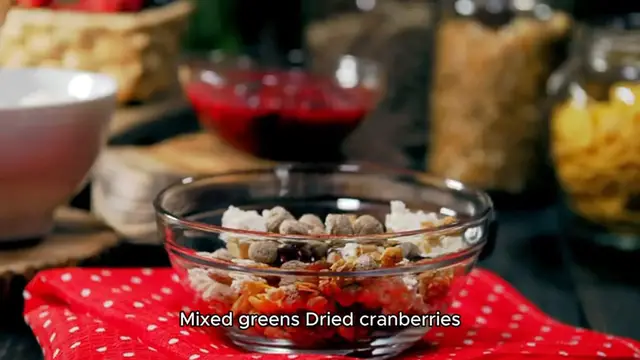 Video thumbnail for christmas salad recipe