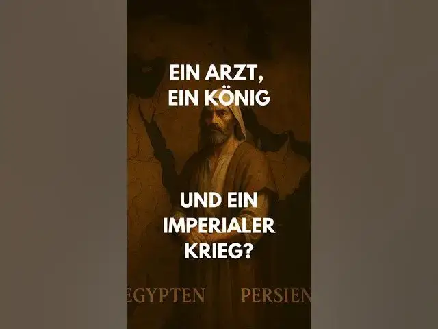 Video thumbnail for Ein Arzt bringt zwei Weltreiche zum Krieg – Die wahre Geschichte hinter Ägypten vs. Persien!