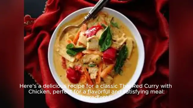 Video thumbnail for red curry recipe