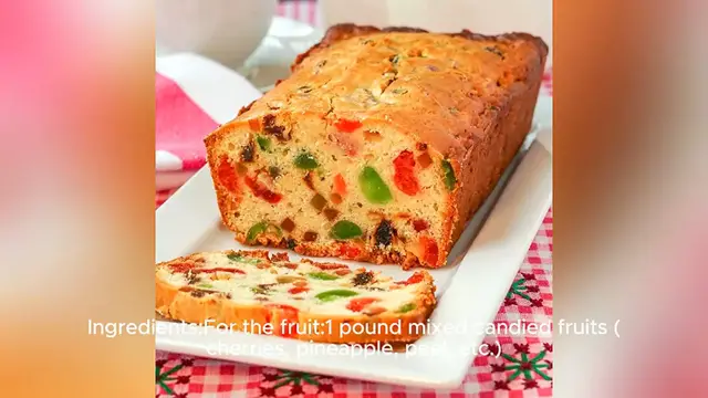 Video thumbnail for fruitcake recipe