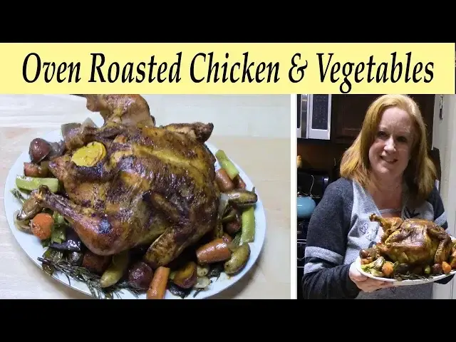 Video thumbnail for OVEN ROASTED CHICKEN & VEGETABLES