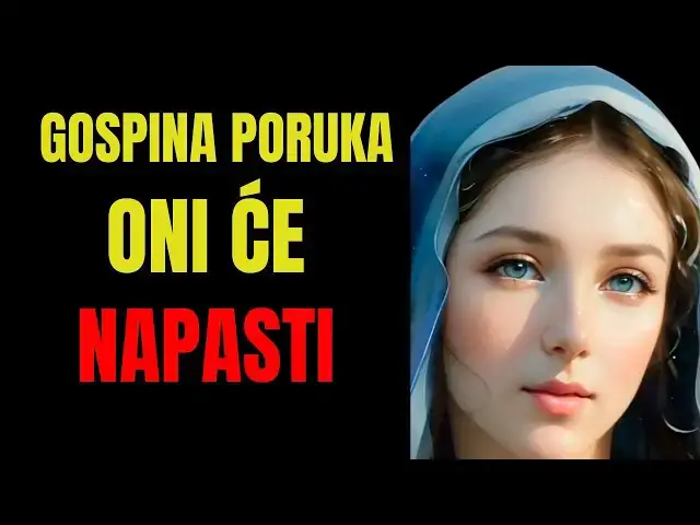 Video thumbnail for GOSPINA PORUKA -  ONI ĆE NAPASTI  Pedro Regis
