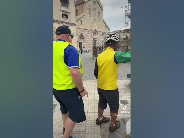 Video thumbnail for Glynn shows the bike leader how to dance