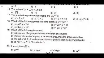 Video thumbnail for 12th Maths Second Revision 2019 - Question Paper (Madurai District) | (English Medium)