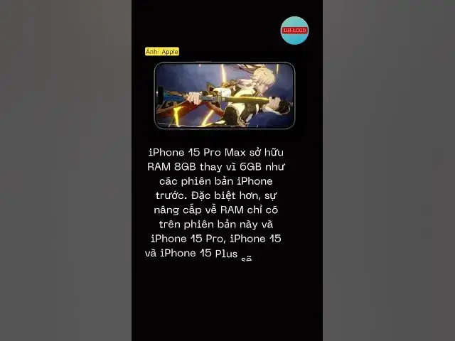 Video thumbnail for Tóm tắt về Apple iPhone 15 Pro — Pro Max: Xin chào Type-C và USB 3.0! #dhlcgd #thanhcongnghe #fypシ