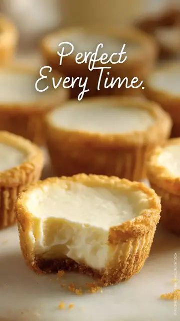 Video thumbnail for Mini Cheesecakes That Never Fail | Easy Creamy Dessert Recipe