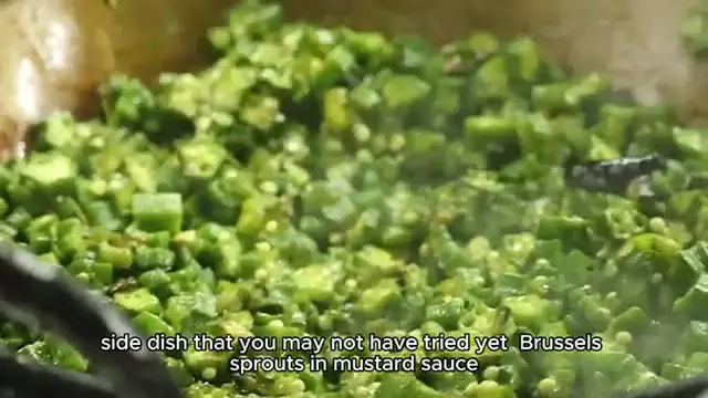 'Video thumbnail for Brussels Sprouts in Mustard Sauce'