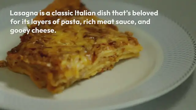 Video thumbnail for Classic meat and cheese lasagna