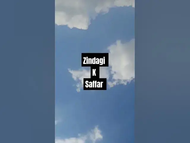 'Video thumbnail for Zindagi K Saffar #viral #fouryou #music #remix #zindagi'