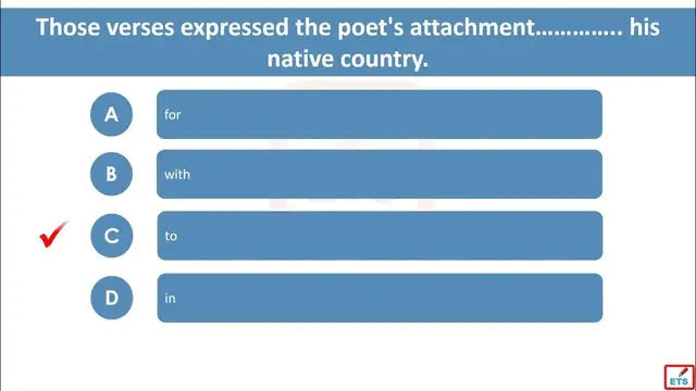 Video thumbnail for English Prepositions Quiz 75