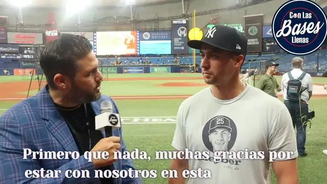Video thumbnail for YANKEES: Kyle Higashioka nos impresiona hablando español (entrevista)