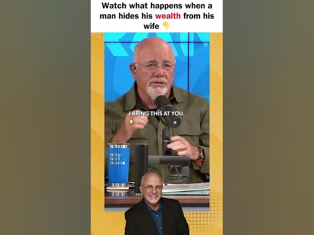 Video thumbnail for Dave Ramsey advices man who is actually a millionaire but keeps it away from his wife.