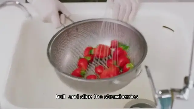 Video thumbnail for fresas con crema recipe