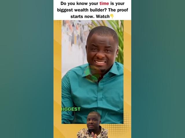 Video thumbnail for Do you know your time is your biggest wealth builder. The proof starts now. Watch👇