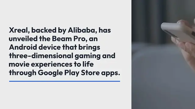 Video thumbnail for Google’s Android apps are coming in 3D via Xreal as competition with Apple’s Vision Pro heats up