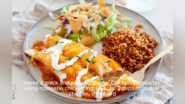 Video thumbnail for recipe using rotisserie chicken
