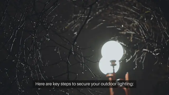 Video thumbnail for How To Secure Your Homes Outdoor Lighting