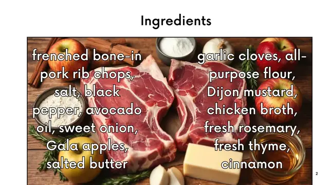 Video thumbnail for Pork Chops with Apples and Onions