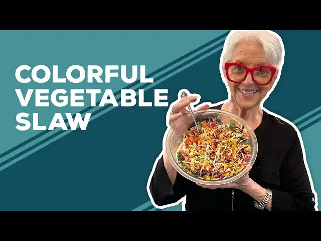 Video thumbnail for Love & Best Dishes: Colorful Vegetable Slaw Recipe | Easy Summer Side Dish Ideas | Coleslaw