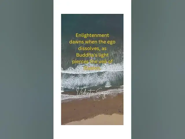 Video thumbnail for "Ego Dissolves, Light Dawns 🌄🧘‍♂️" #shorts