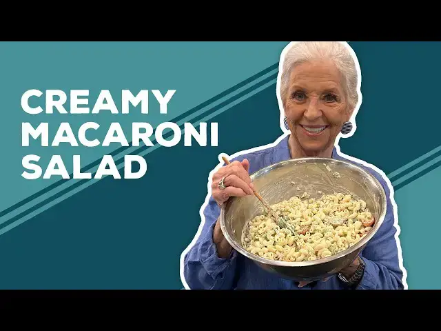 Video thumbnail for Love & Best Dishes: Creamy Macaroni Salad Recipe | Memorial Day Cookout Side Dish Ideas