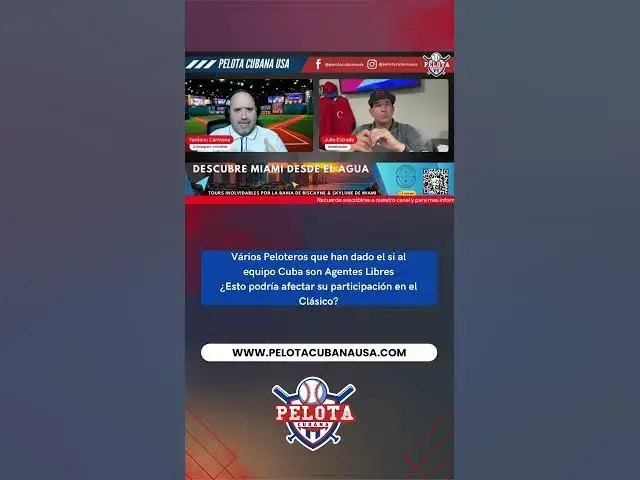 Video thumbnail for Peloteros que han dado el si a Cuba son Agentes Libres ¿Esto podría afectar su participación?