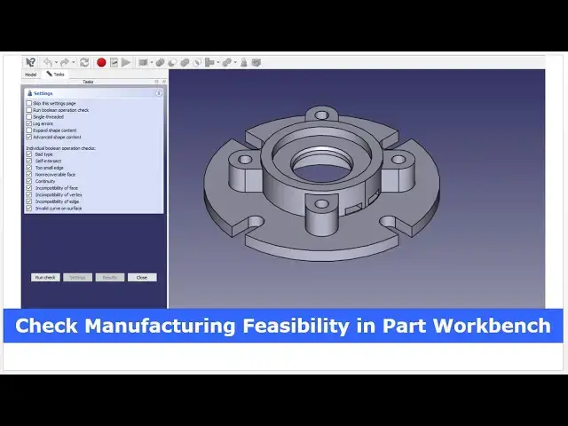'Video thumbnail for Check Manufacturing Feasibility in Part Workbench | FreeCAD Tutorial | 3D Modeling | Mechnexus |'