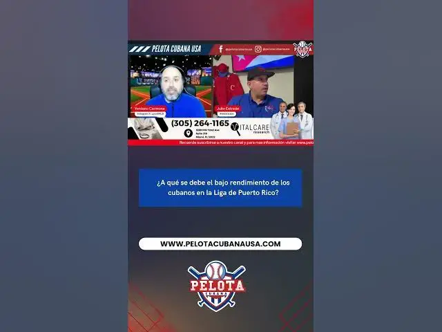 Video thumbnail for ¿A qué se debe el bajo rendimiento de los cubanos en la Liga de Puerto Rico?