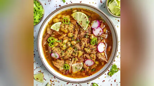 Video thumbnail for posole recipe