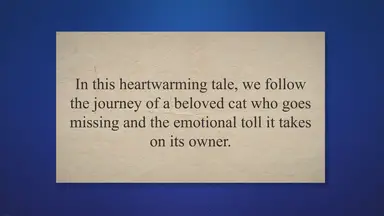 'Video thumbnail for Lost and Found: A Heartwarming Journey of a Cat's Homecoming After 3 Years'