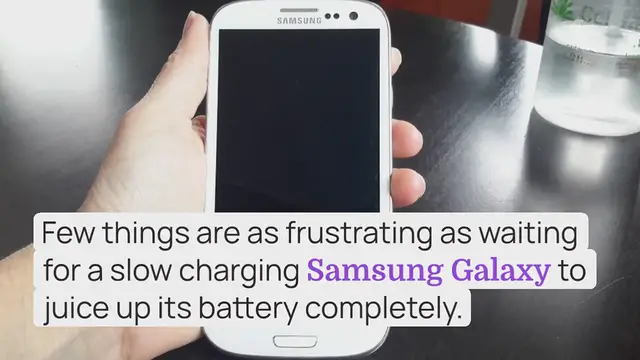 Video thumbnail for How to Fix Slow Charging in Your Samsung Galaxy Phone: