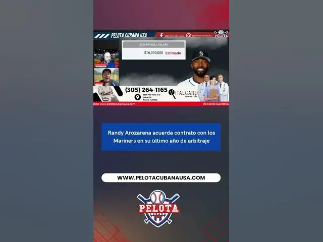 Video thumbnail for Randy Arozarena acuerda contrato con los Mariners en su último año de arbitraje