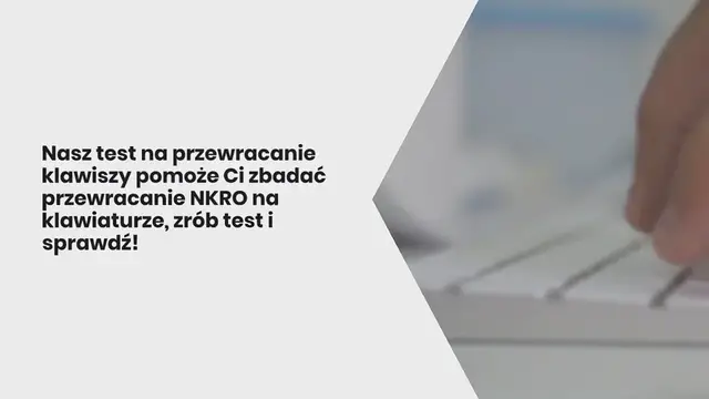 Video thumbnail for Key Rollover Test | Keyboard NKRO Check