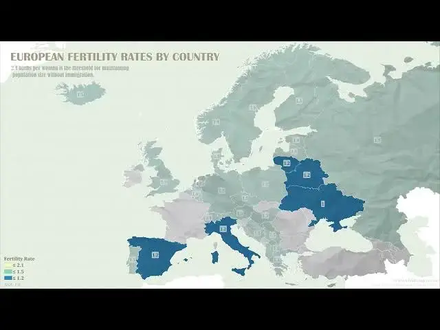 'Video thumbnail for Europe's Vanishing Children: The Fertility Crisis Visualized'