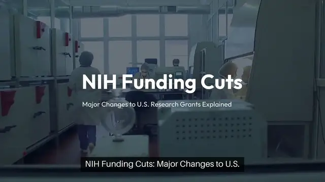Video thumbnail for NIH Funding Cuts: Major Changes to U.S. Research Grants Explained!