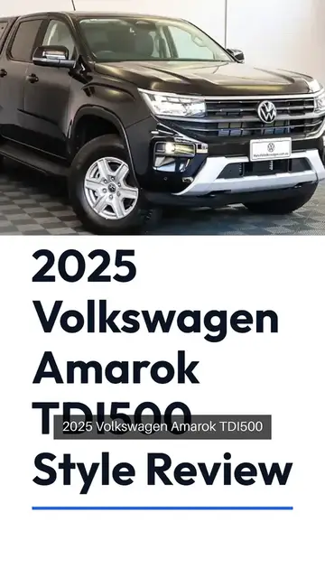 'Video thumbnail for 2025 Volkswagen Amarok TDI500 Style review'