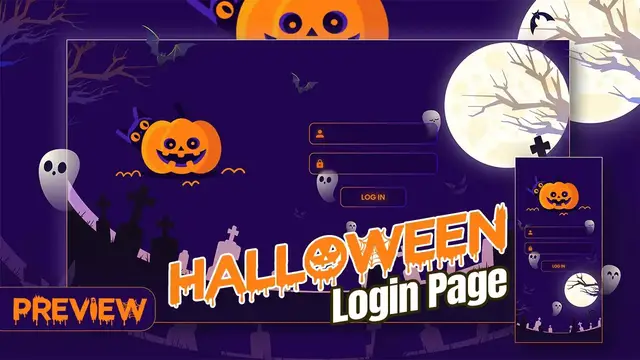 Video thumbnail for Haunted Coding Fun: Responsive Halloween Login Page Animation I Speed Coding Preview