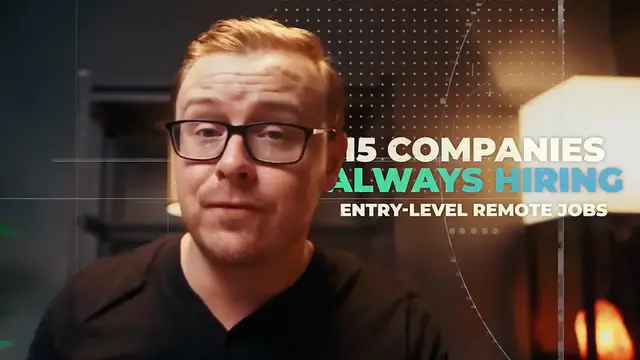 Video thumbnail for 15 Companies Always Hiring Entry-Level Remote Jobs