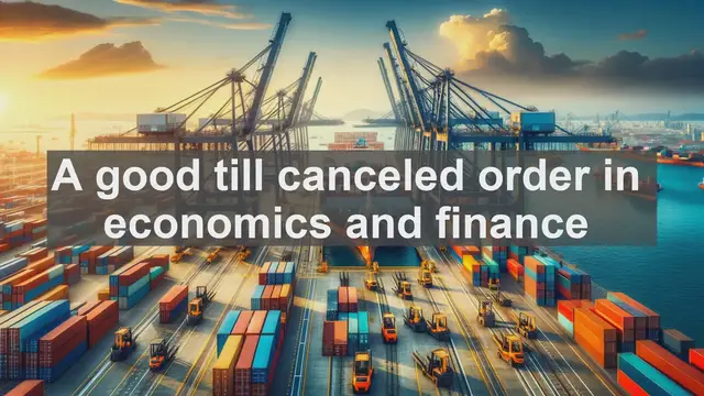 Video thumbnail for "A good till canceled order" in economics and finance