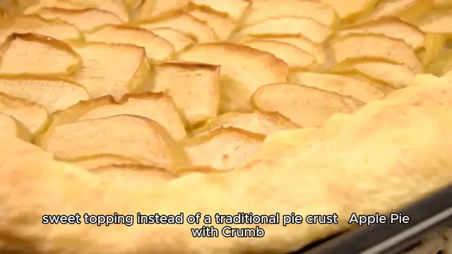 'Video thumbnail for apple pie crumb topping recipe'
