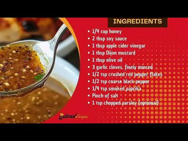 Video thumbnail for Honey Garlic Pepper Sauce – Easy Sweet Spicy Glaze