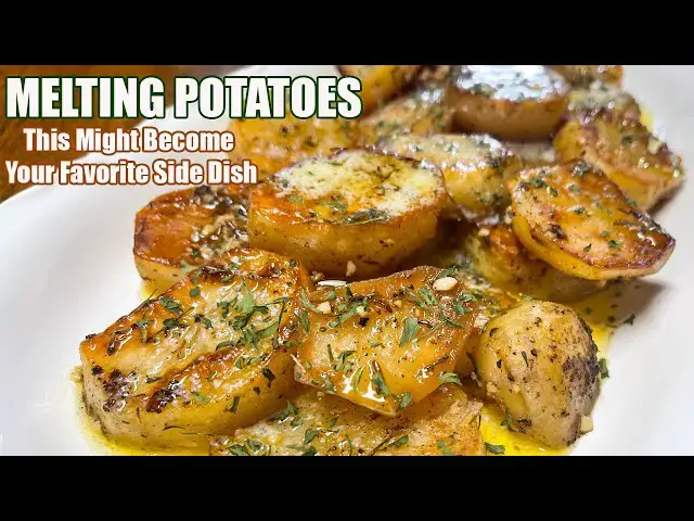 Video thumbnail for MELTING POTATOES This will Become Your Favorite Side Dish