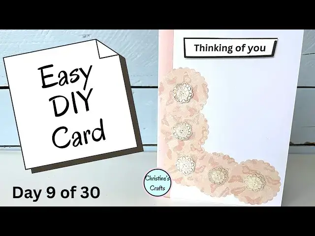 'Video thumbnail for How To Make A Simple Card With Stuff You Already Have'