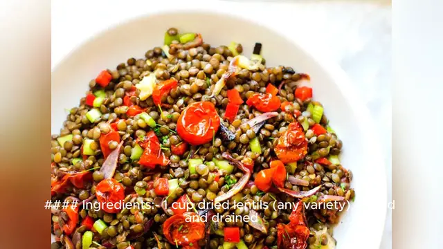 Video thumbnail for lentil recipe