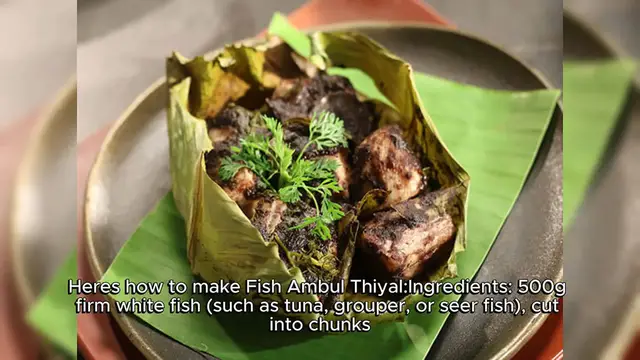 Video thumbnail for Fish ambul thiyal Recipe