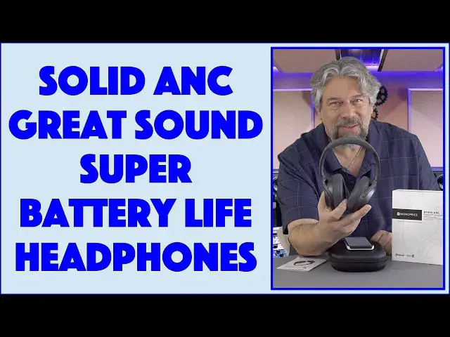 'Video thumbnail for Monoprice BT600 ANC Bluetooth Headphones -- REVIEW'