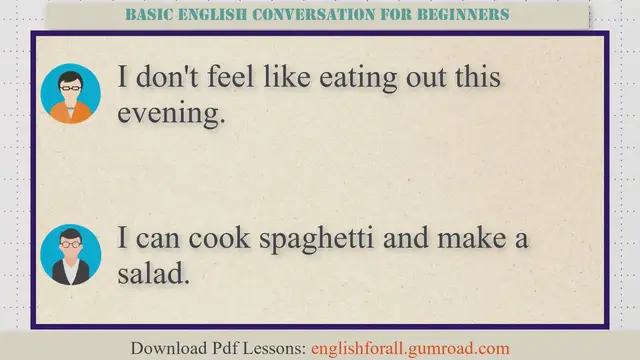 'Video thumbnail for Basic English Conversation for Beginners #41'
